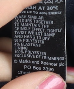 Marks and Spencer Women’s Navy Blue Lace A-Line Skirt Size 18