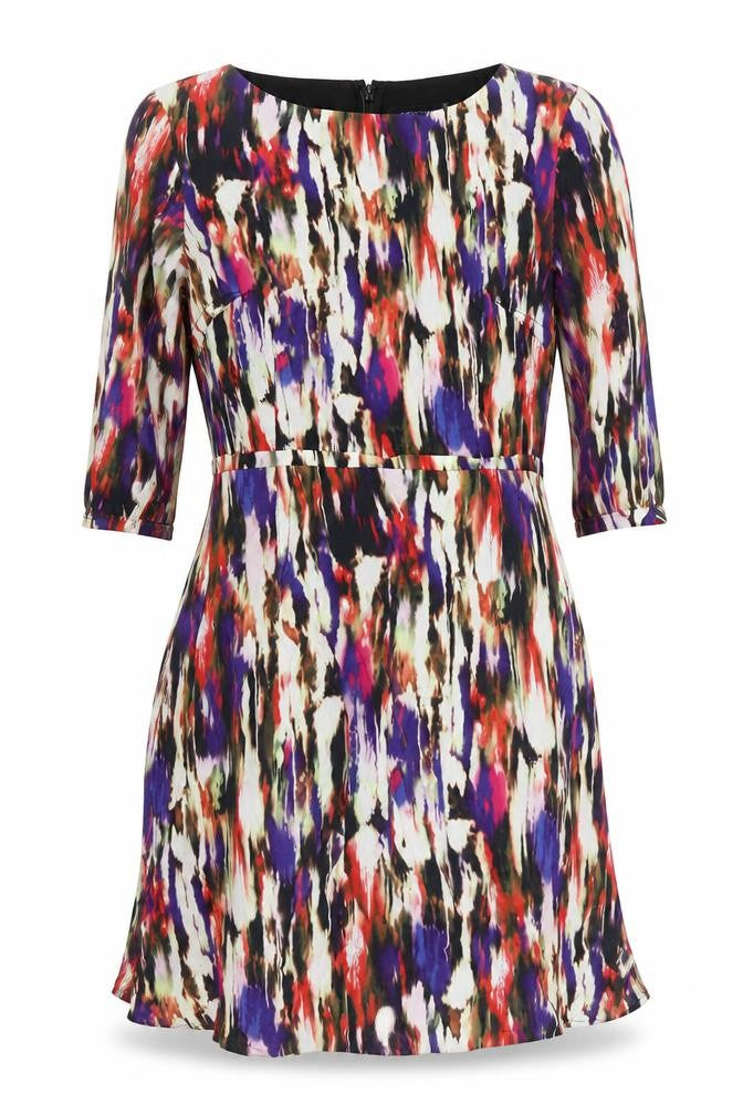 French Connection Womens Multicoloured Sheath Dress Size 10