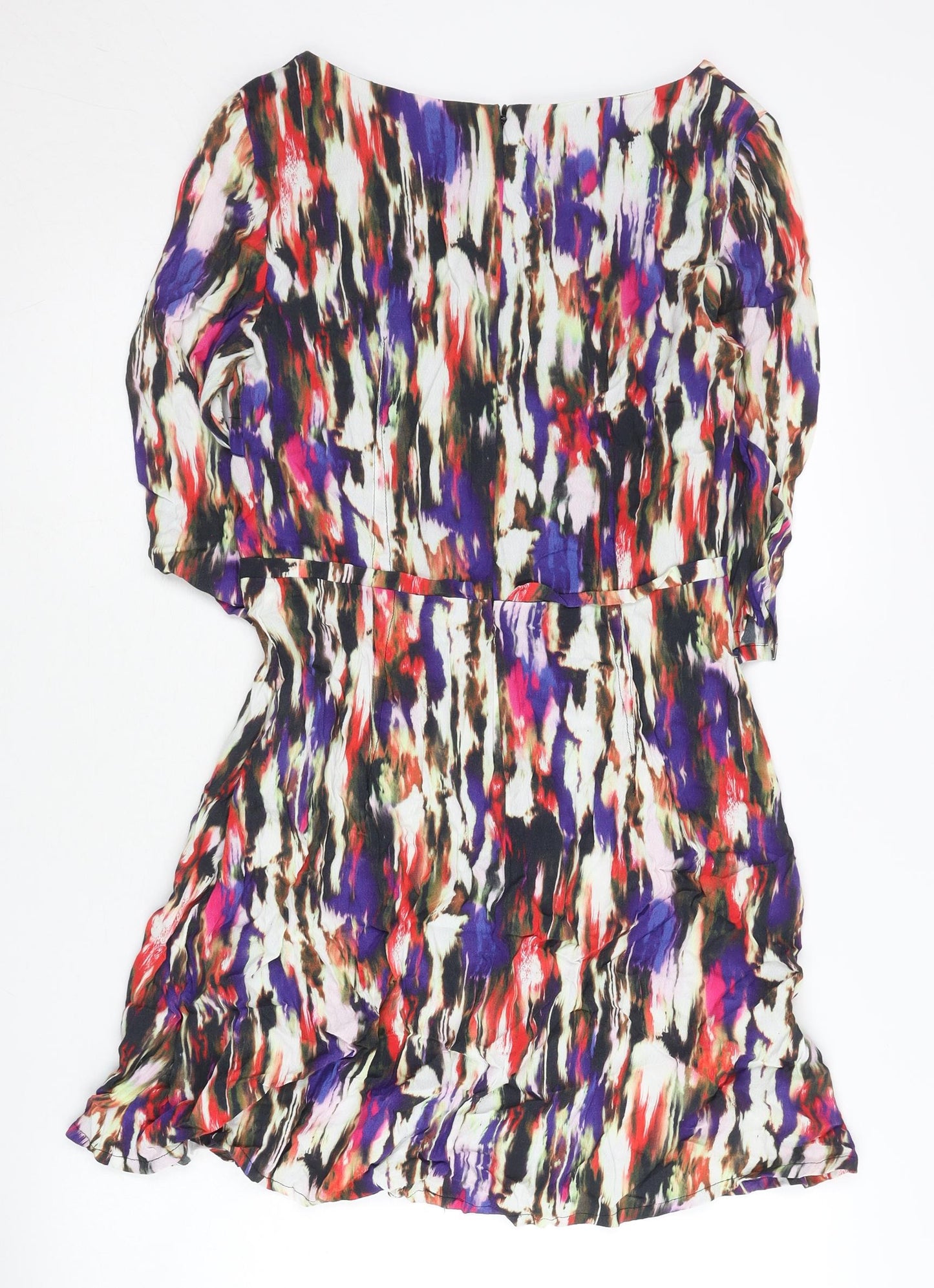 French Connection Womens Multicoloured Sheath Dress Size 10