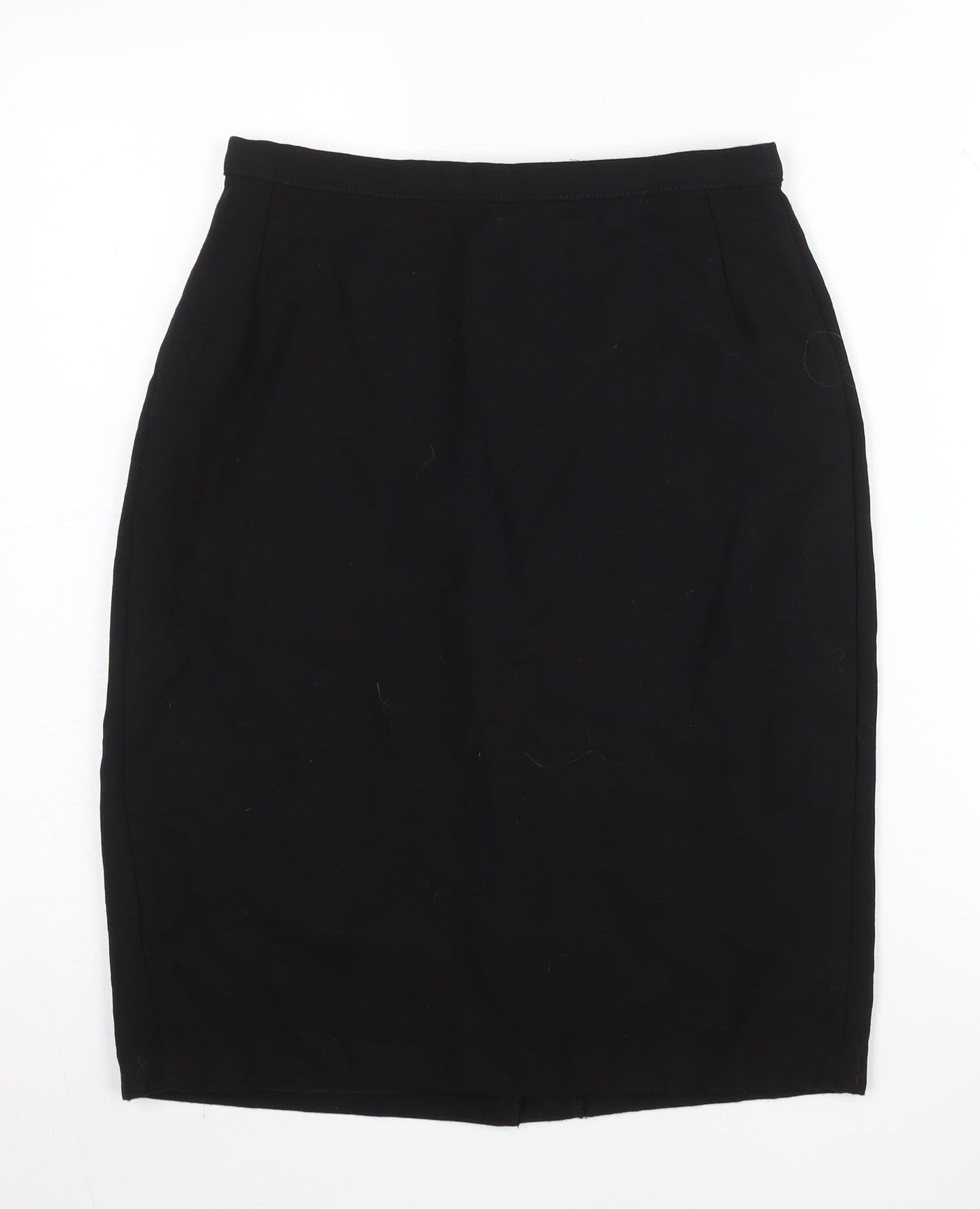 Marks and Spencer Women Black Wool Pencil Skirt UK 12