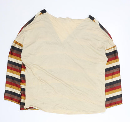 Womens UK Size 12 Mango Multicoloured Tunic Blouse