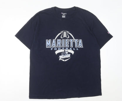 Mens UK Size XL Champion Blue  T-Shirt