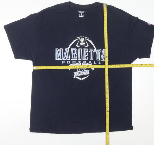 Mens UK Size XL Champion Blue  T-Shirt