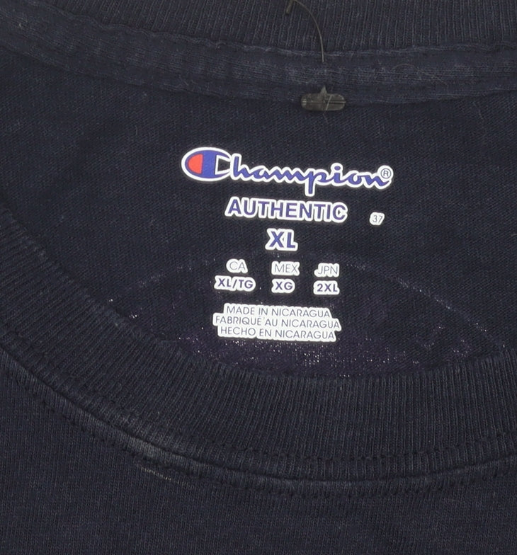 Mens UK Size XL Champion Blue  T-Shirt