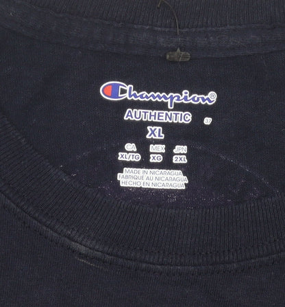 Mens UK Size XL Champion Blue  T-Shirt