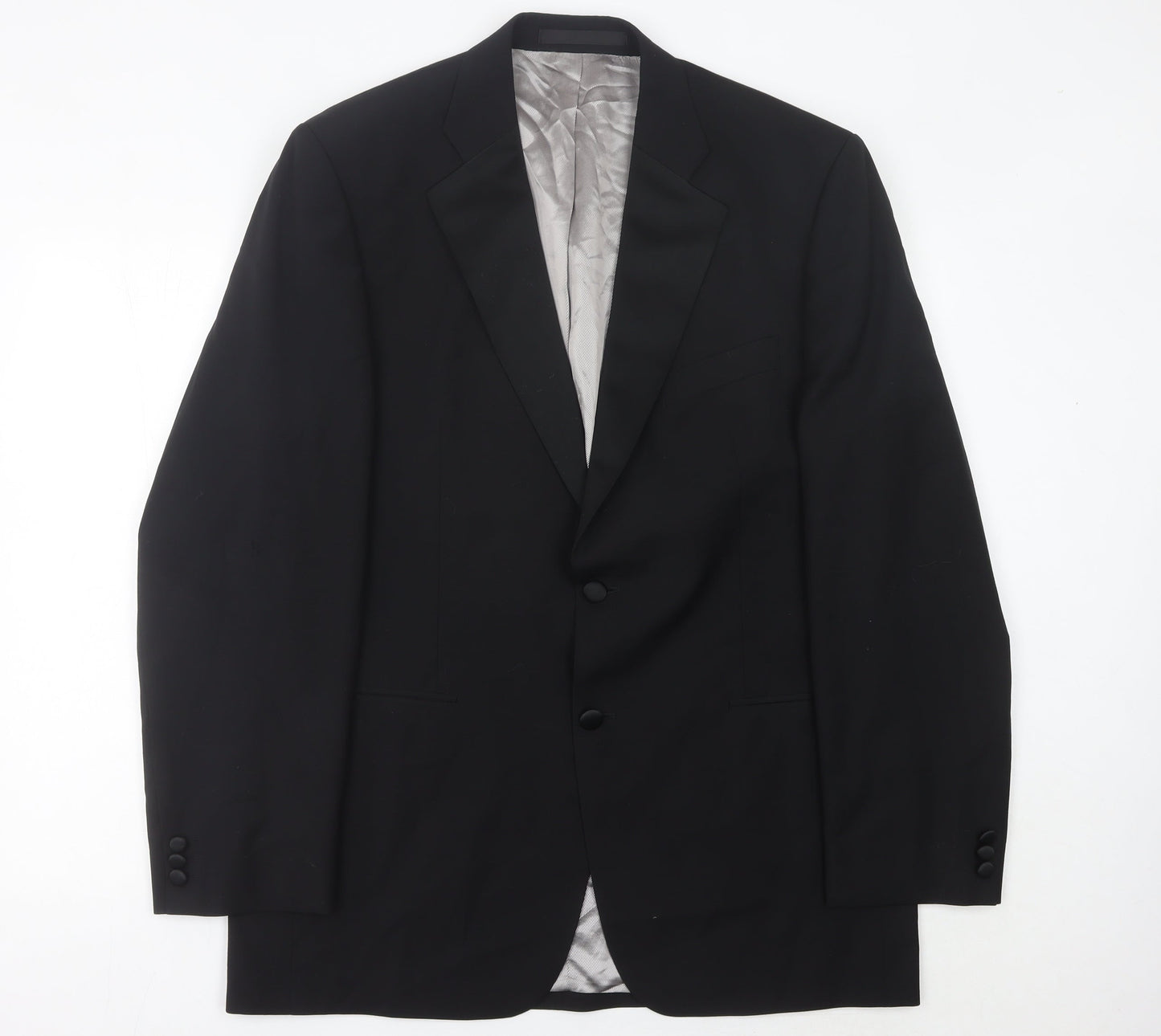 Mens UK Size 42 Marks and Spencer Regular Black Suit Jacket