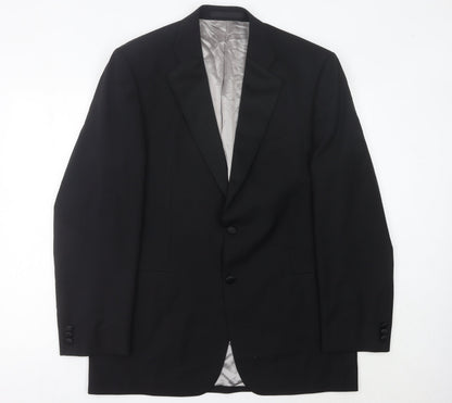 Mens UK Size 42 Marks and Spencer Regular Black Suit Jacket