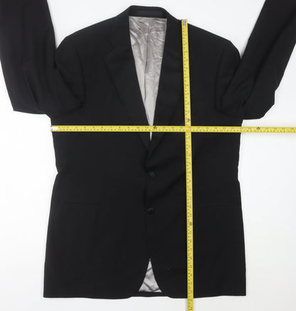 Mens UK Size 42 Marks and Spencer Regular Black Suit Jacket
