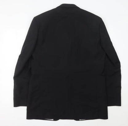 Mens UK Size 42 Marks and Spencer Regular Black Suit Jacket