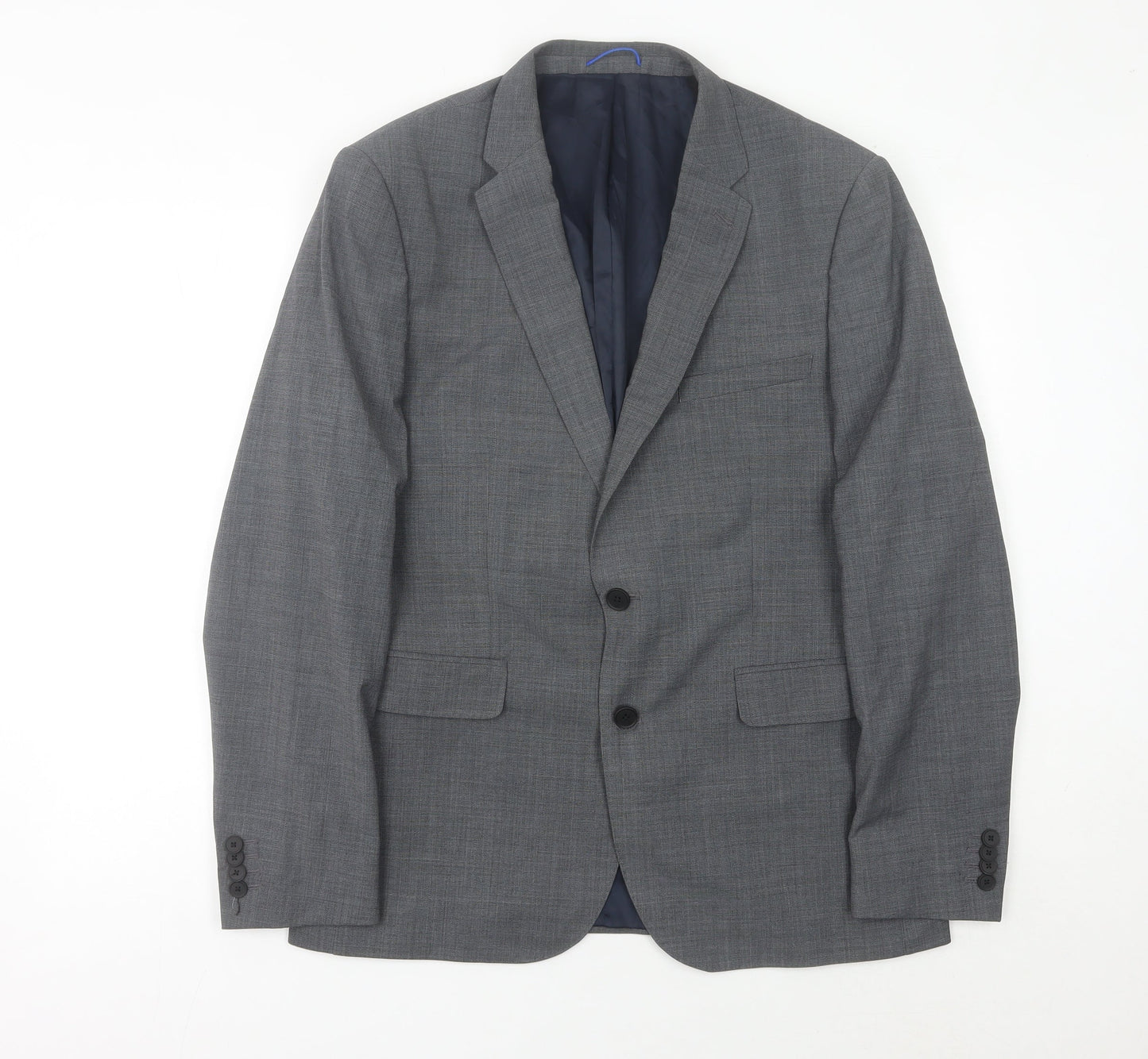 Burton Menswear London Men’s Grey 42R Regular Fit Suit Jacket Blazer