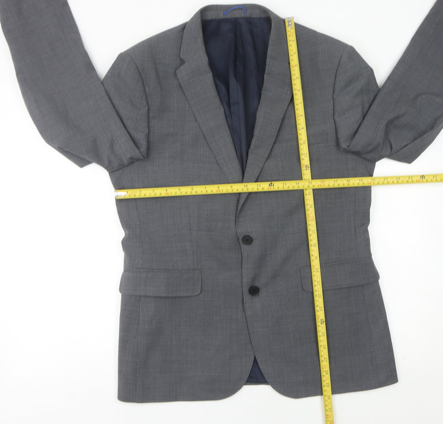 Burton Menswear London Men’s Grey 42R Regular Fit Suit Jacket Blazer