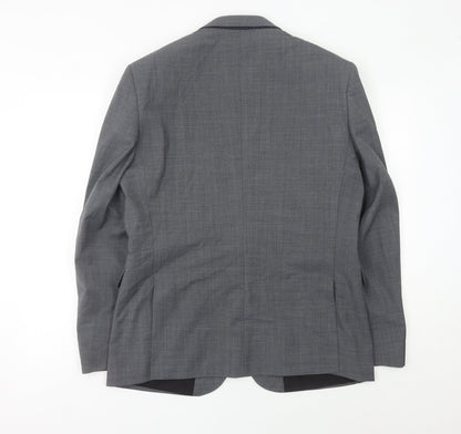 Burton Menswear London Men’s Grey 42R Regular Fit Suit Jacket Blazer