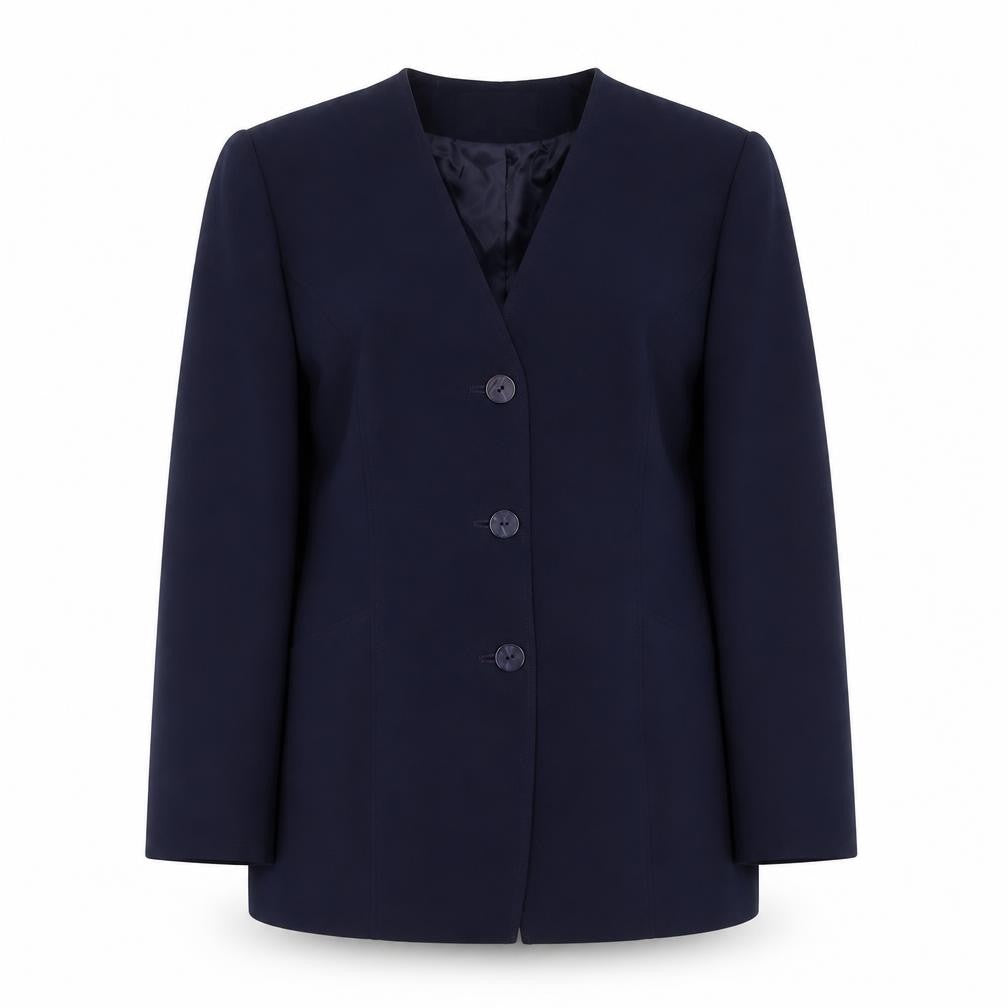Womens UK Size 14 Eastex Regular Blue Suit Jacket