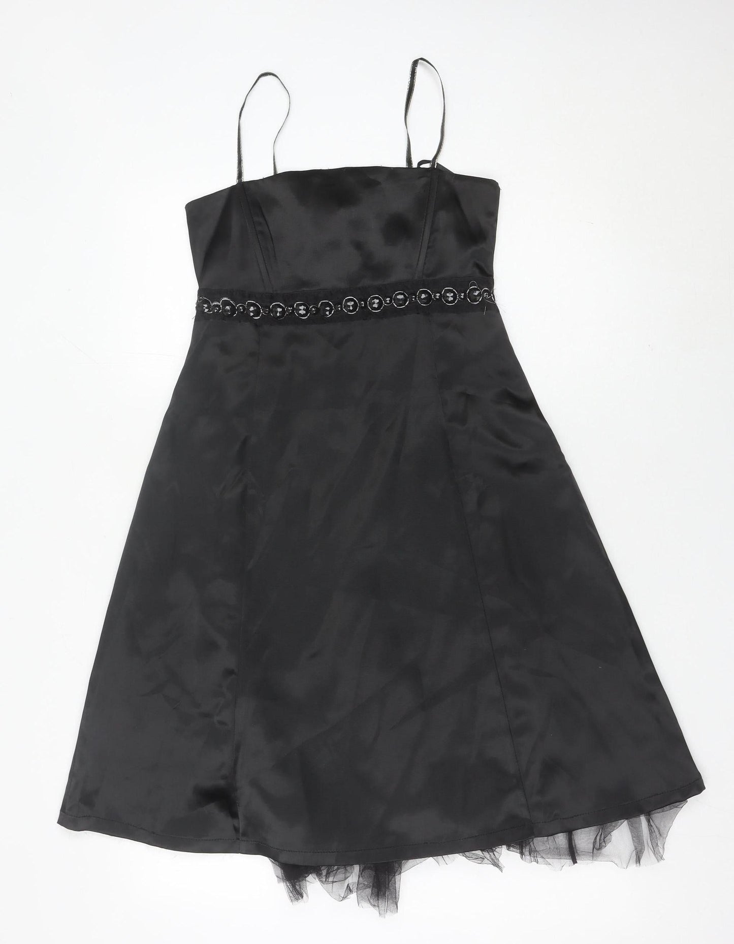 New York Laundry Women Black Size 10 A-Line Cocktail Dress