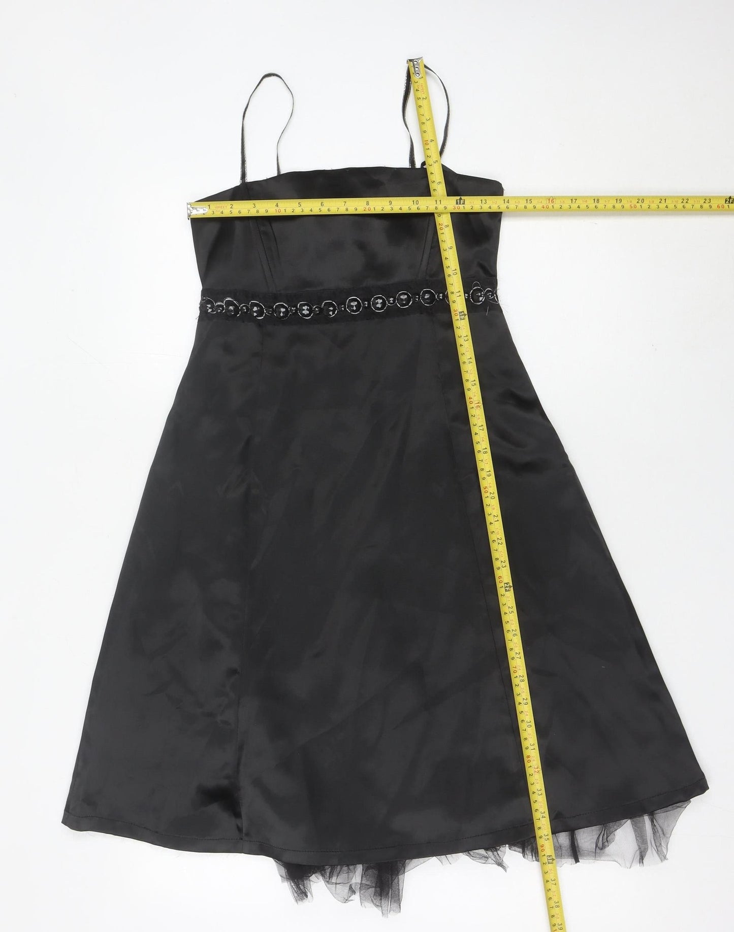 New York Laundry Women Black Size 10 A-Line Cocktail Dress