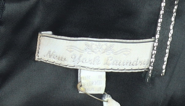 New York Laundry Women Black Size 10 A-Line Cocktail Dress