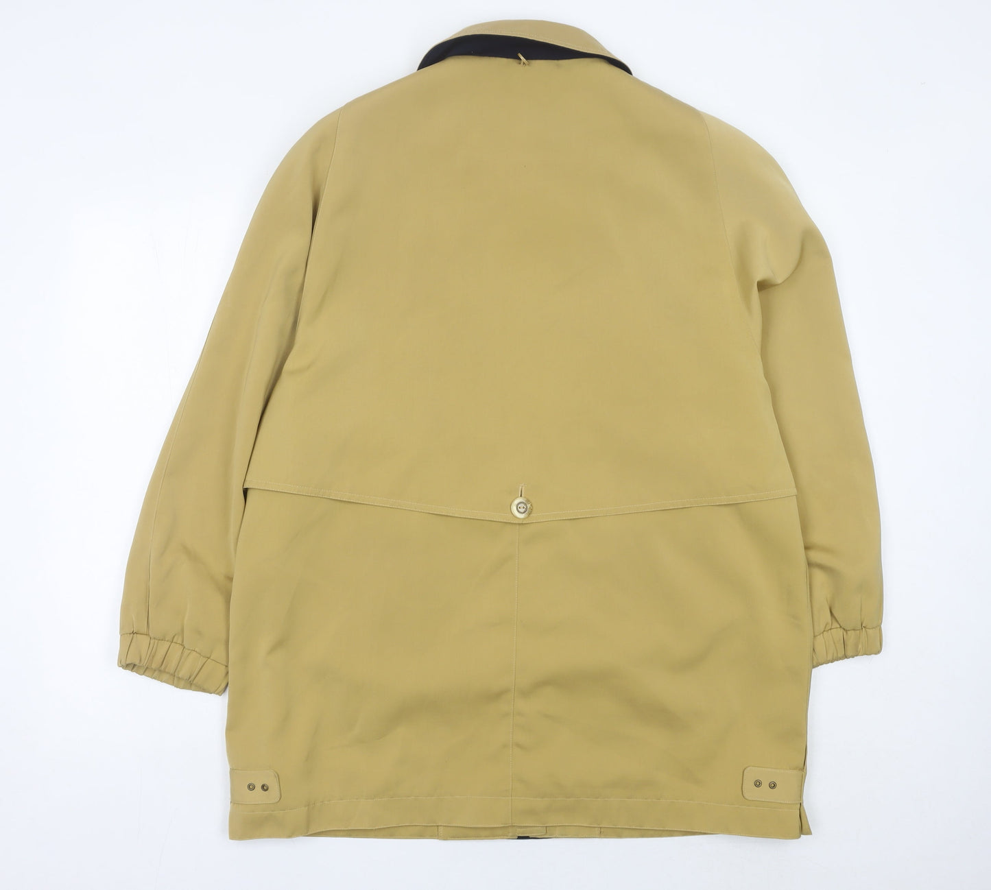 Bond Street N.Y. Womens Beige Polyester Overcoat Size 14
