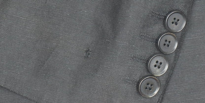 Jaeger Men's Black 42R Wool Blazer Jacket Classic Formal