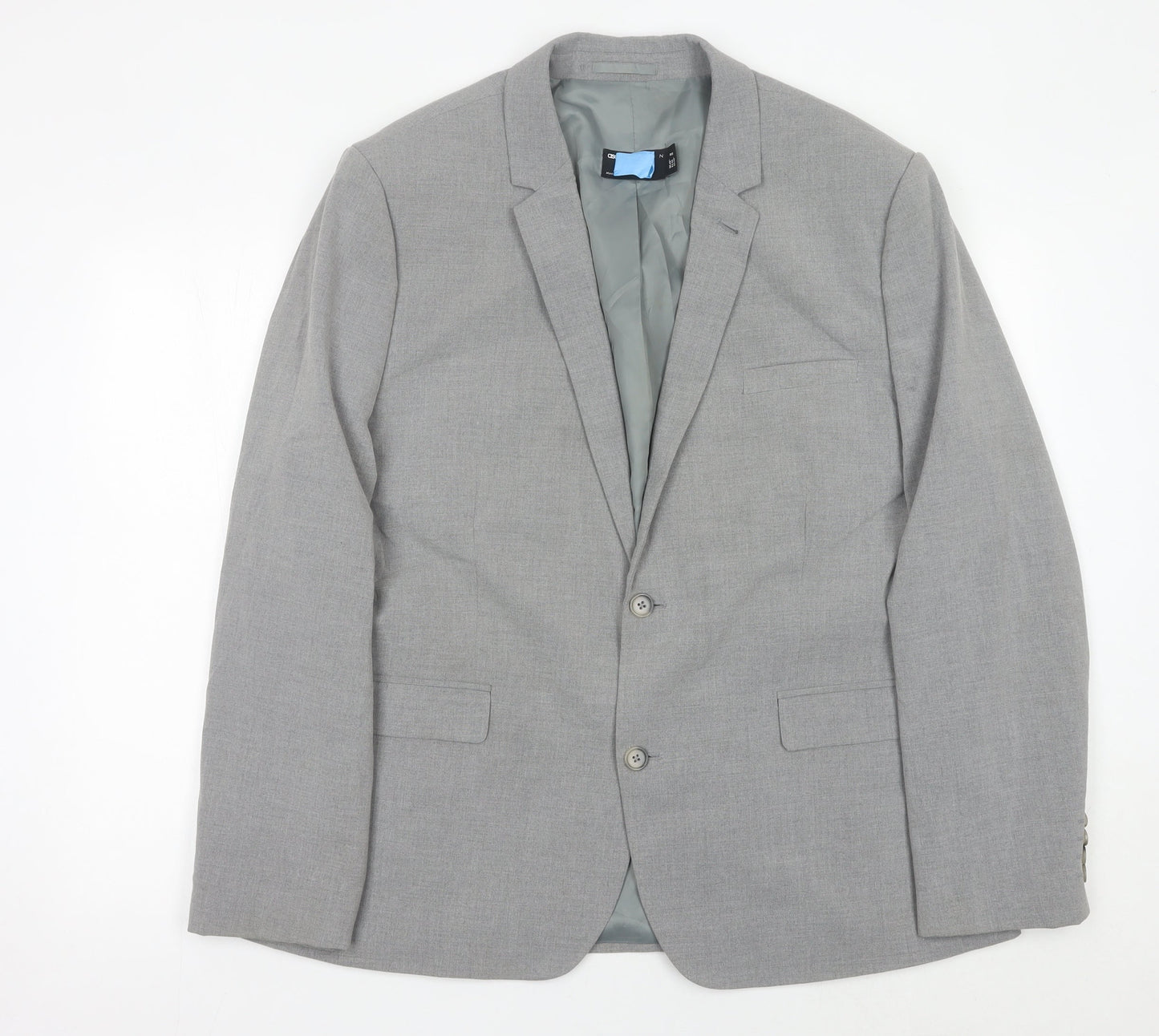 ASOS Design Men’s Grey 48 Chest Blazer Jacket Regular Fit