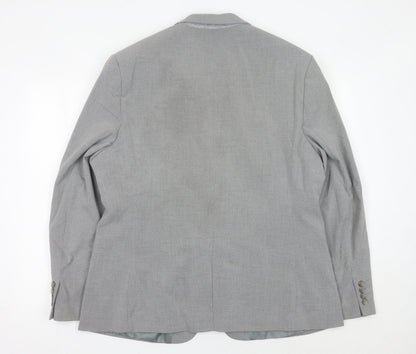 ASOS Design Men’s Grey 48 Chest Blazer Jacket Regular Fit