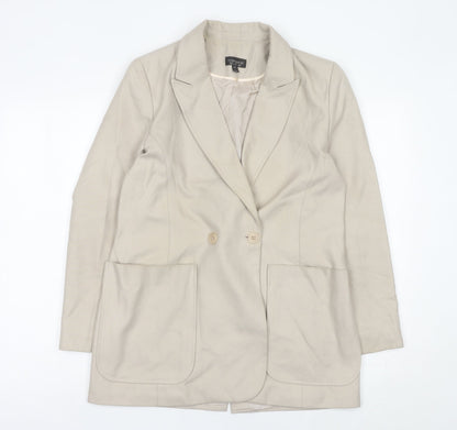 Womens UK Size UK 10 Topshop Regular Beige Blazer