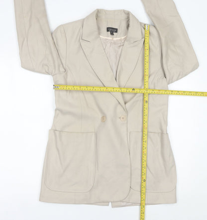 Womens UK Size UK 10 Topshop Regular Beige Blazer