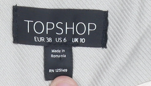 Womens UK Size UK 10 Topshop Regular Beige Blazer