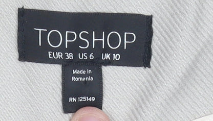 Womens UK Size UK 10 Topshop Regular Beige Blazer