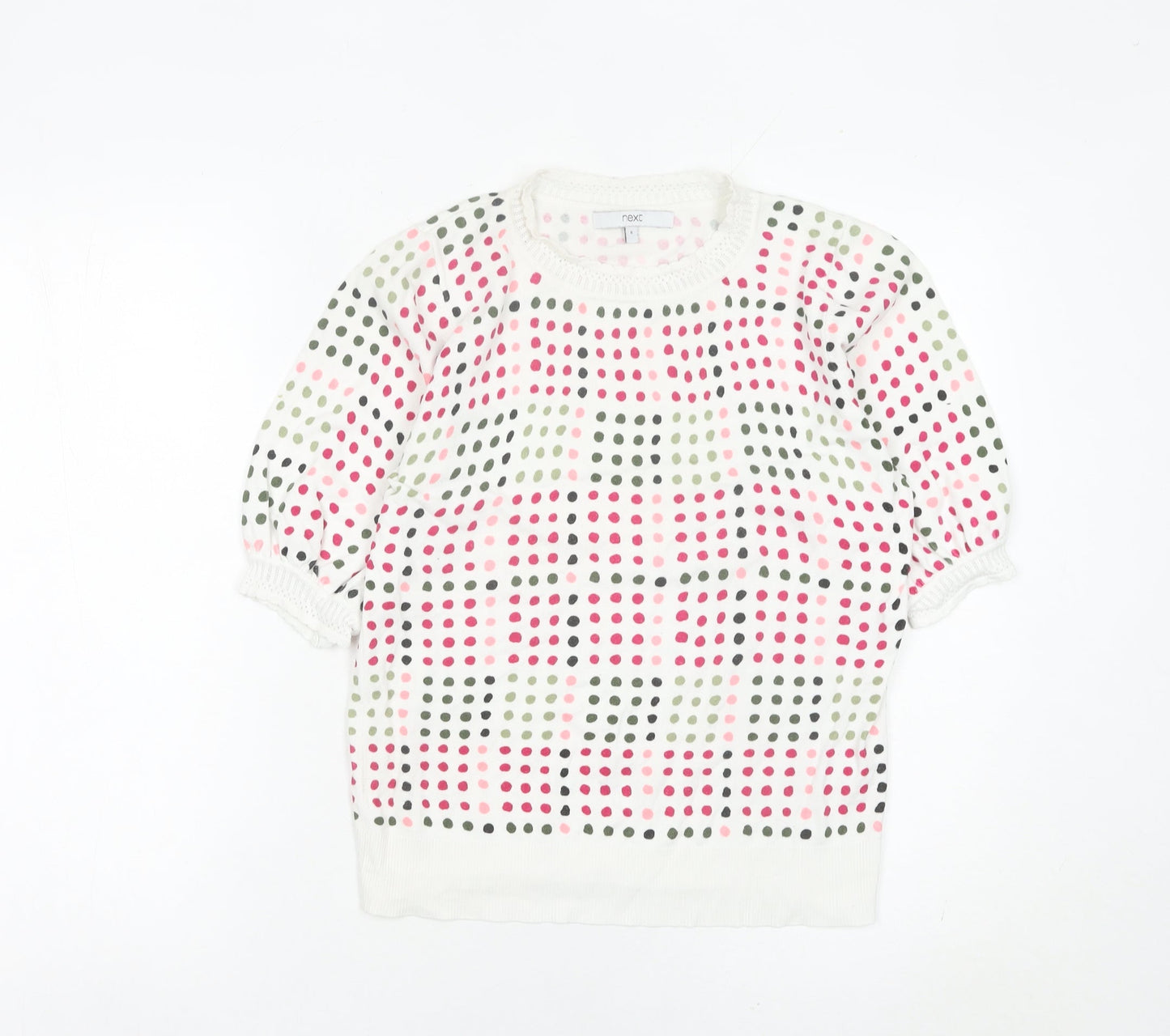 Womens UK Size 8 NEXT Multicoloured Pullover Jumper