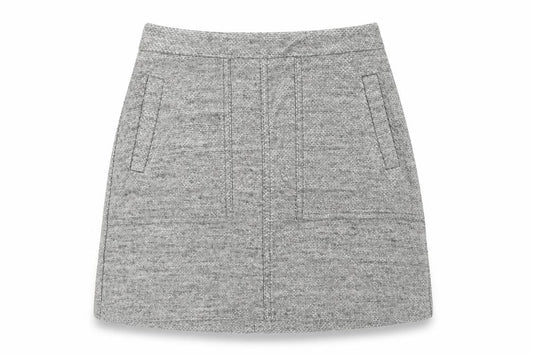 Womens UK Size 6 New Look A-Line Knit Skirt