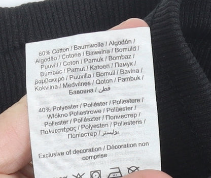 Jack & Jones Mens Black M Sweatpants Tapered Joggers Casual