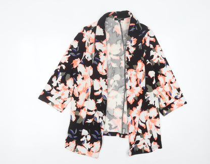 New Look Women’s Multicoloured Floral Open Jacket Size 18