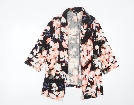 New Look Women’s Multicoloured Floral Open Jacket Size 18