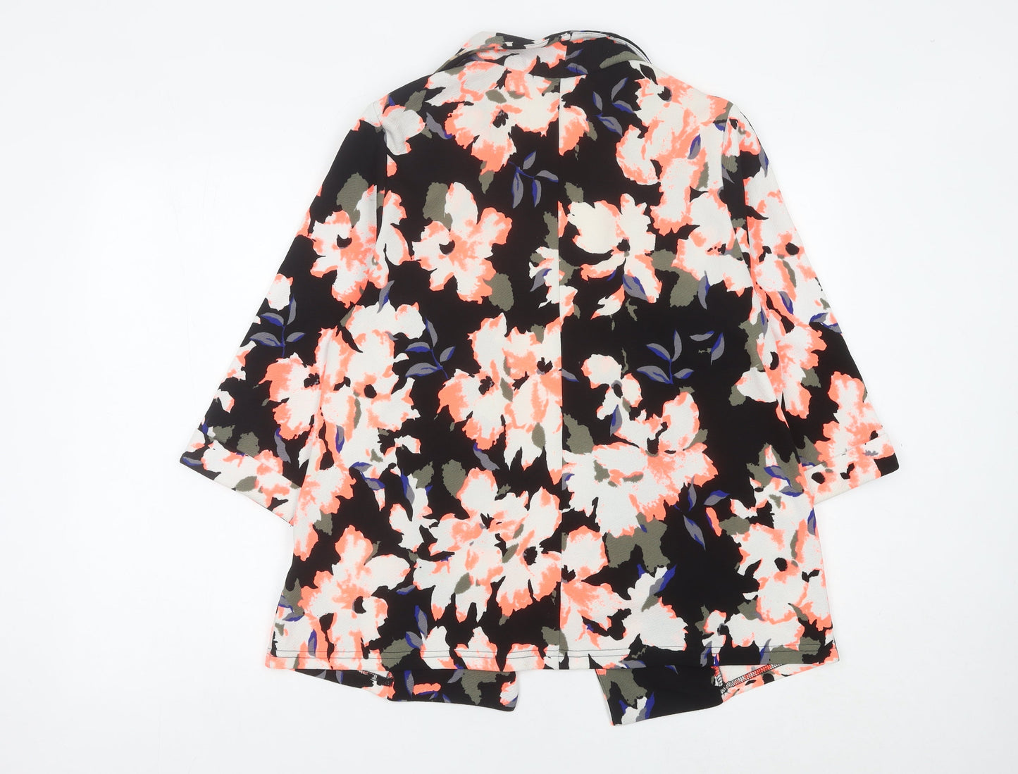 New Look Women’s Multicoloured Floral Open Jacket Size 18