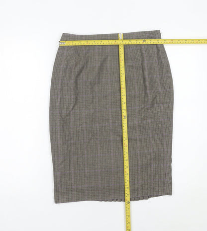 Womens UK Size 12 Jigsaw Straight & Pencil Tweed Skirt