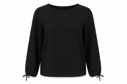 Womens UK Size L Talbots Black Basic Blouse