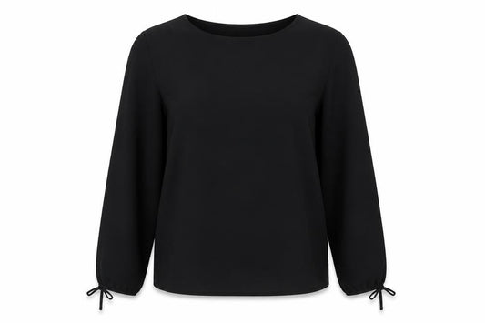 Womens UK Size L Talbots Black Basic Blouse
