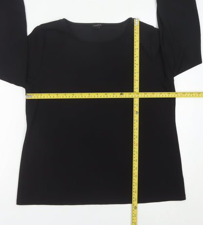 Womens UK Size L Talbots Black Basic Blouse