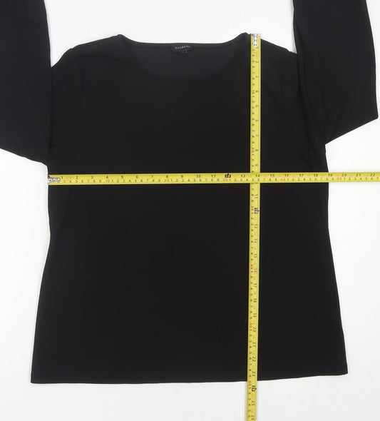 Womens UK Size L Talbots Black Basic Blouse