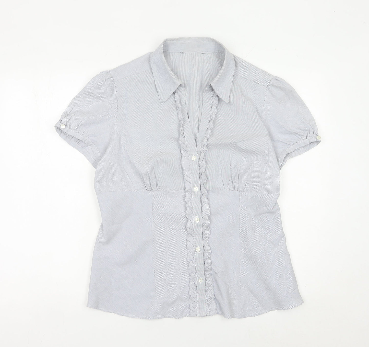 Womens UK Size 18 Debenhams Grey Basic Blouse