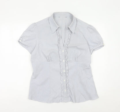 Womens UK Size 18 Debenhams Grey Basic Blouse