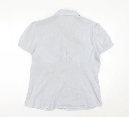 Womens UK Size 18 Debenhams Grey Basic Blouse