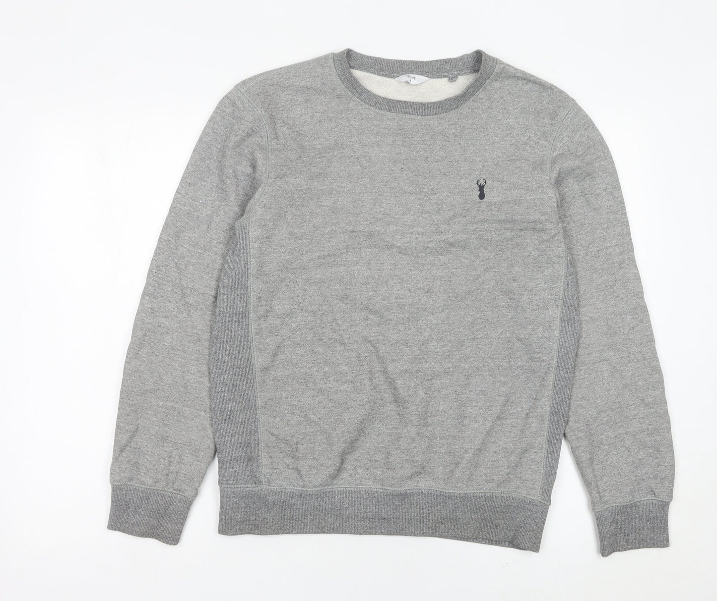 Mens UK Size S NEXT Grey Pullover Sweatshirt