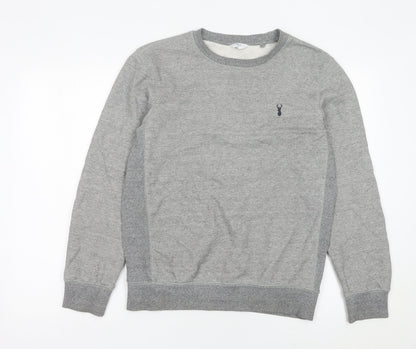 Mens UK Size S NEXT Grey Pullover Sweatshirt