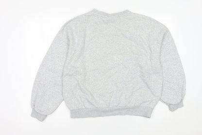 H&M Women’s Grey Mickey Mouse Sweatshirt XS Cotton Blend