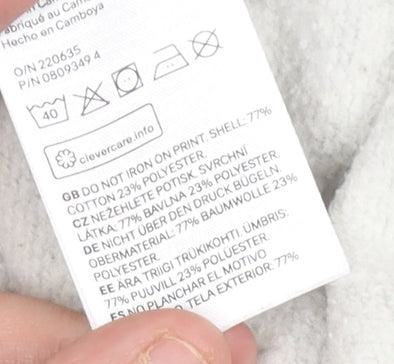 H&M Women’s Grey Mickey Mouse Sweatshirt XS Cotton Blend