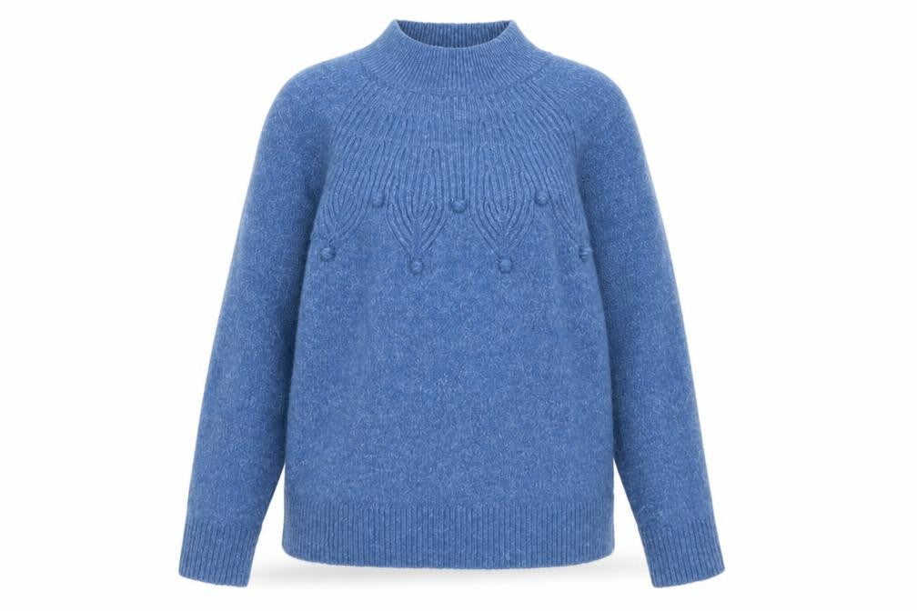 Womens UK Size 16 Bonmarché Blue Pullover Jumper