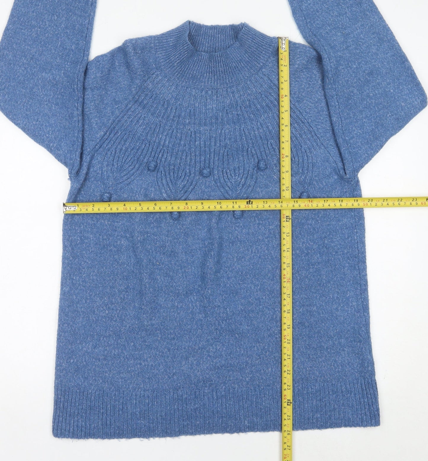 Womens UK Size 16 Bonmarché Blue Pullover Jumper
