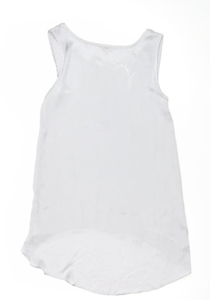 Womens UK Size 8 Phase Eight Grey Camisole Tank