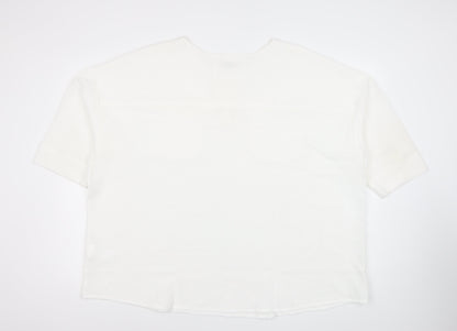 Damart Women's White Size 28 Basic Short Sleeve T-Shirt